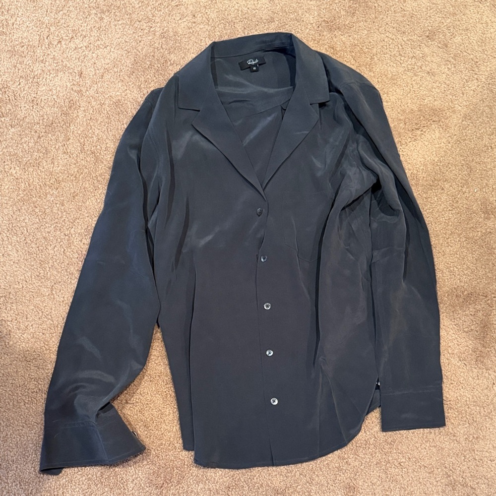 Rails Charcoal Blouse